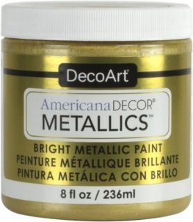 Picture of DecoArt Americana Decor Metallics Soft Gold – Μεταλλικό Ακρυλικό Χρώμα DIY 256ml