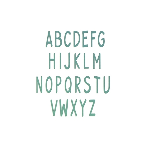 Picture of Couture Creations Intricutz  Cutting Dies Μήτρες Κοπής - Smooth Uppercase, 26τεμ