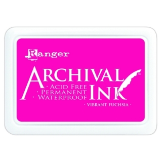 Picture of Ranger Archival Ink Pad Vibrant Fuchsia – Αδιάβροχο Έντονο Φούξια Μελάνι Σφραγίδας