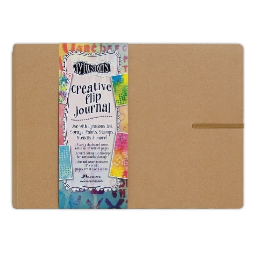Picture of Dyan Reaveley's Dylusions Creative Flip Journal  Large - Mixed Media Journal Με Χαρτί Manila