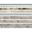Picture of Tim Holtz Idea-ology Washi Tape Set Διακοσμητικές Ταινίες - French, 8 τεμ