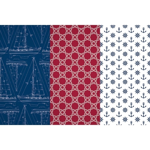 Picture of DecoArt Americana Decou-Page™ Χαρτί Decoupage – Ship To Shore, 3τεμ. 