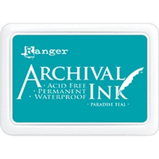 Picture of Ranger Archival Ink Pad | Μόνιμο Αδιάβροχο Μελάνι Σφραγίδας - Paradise Teal