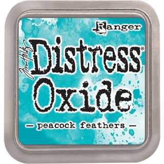 Picture of Tim Holtz Distress Oxide Ink Pad | Υβριδικό Μελάνι Οξείδωσης για Blending & Mixed Media - Peacock Feathers