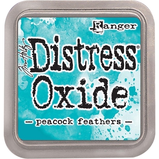 Picture of Tim Holtz Distress Oxide Ink Pad | Υβριδικό Μελάνι Οξείδωσης για Blending & Mixed Media - Peacock Feathers