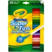 Picture of Πλενόμενοι μαρκαδόροι Crayola Washable Markers - Super Tips Σετ 20τμχ
