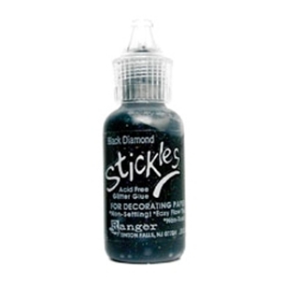 Picture of Ranger Stickles Glitter Gel Διαστατικό Gel - Black Diamond
