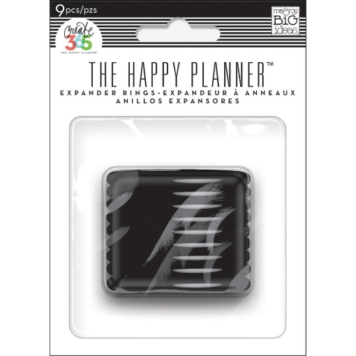 Picture of Happy Planner Expander Rings - Δίσκοι Βιβλιοδεσίας 1.75'' - Μαύρο