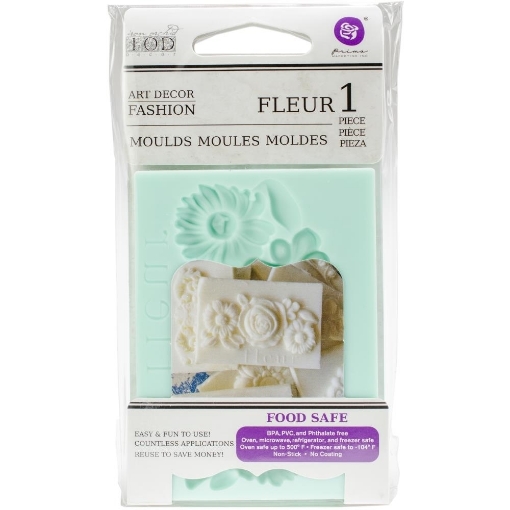 Picture of Prima IOD Art Decor Mould Καλούπι Σιλικόνης 2.5'' x 3.5'' - Fleur