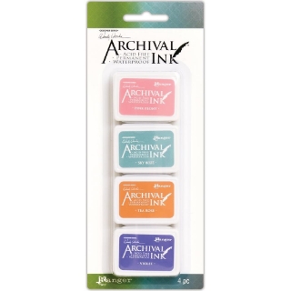 Picture of Ranger Wendy Vecchi Archival Mini Ink Pads –  Αδιάβροχα Μελάνια Σφραγίδων Kit 3