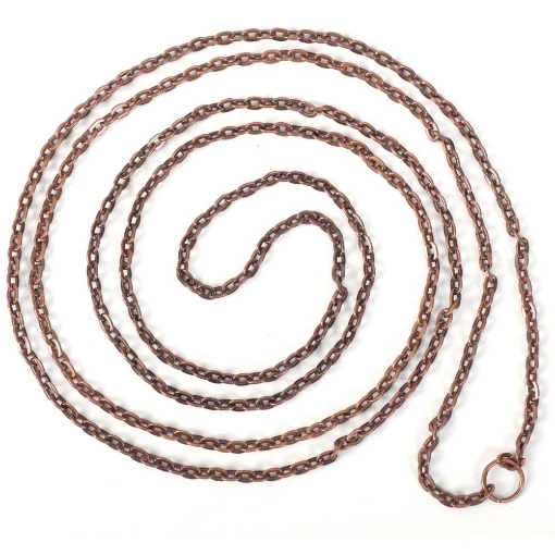 Picture of Solid Oak Steampunk Metal Chain - Μεταλλική Αλυσίδα, Αντικέ Χαλκός