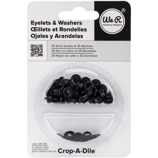 Picture of We R Memory Keepers Eyelets & Washers Standard - Μαύρο