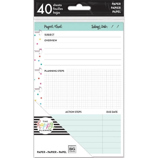 Picture of Happy Planner Mini Fill Paper - Project