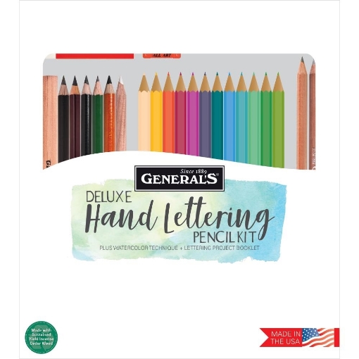 Picture of General’s Deluxe Hand Lettering Pencil Set PL24 – Επαγγελματικό Σετ Hand Lettering & Calligraphy, 24 τεμ.