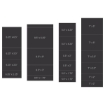 Picture of Heartfelt Creations Pocket & Flipfold Inserts B-Black