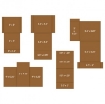 Picture of Heartfelt Creations Pocket & Flipfold Inserts C-Kraft