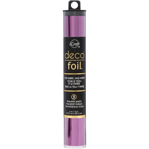 Picture of Therm-O-Web Deco Foil Reactive Foil Χρυσοτυπίας για Χαρτί & Ύφασμα - Plum, 5τεμ.