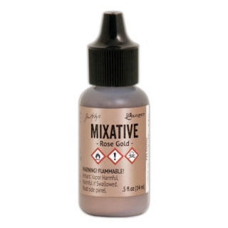 Picture of Tim Holtz Alcohol Ink Mixative Μεταλλικό Μελάνι Οινοπνεύματος 14ml – Rose Gold 🌸