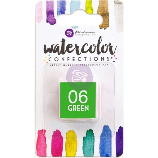 Picture of Prima Watercolor Confections Watercolor Pan Refill - Green