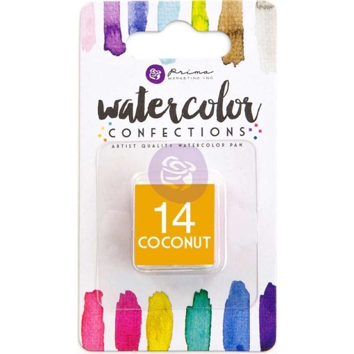 Picture of Prima Watercolor Confections Watercolor Pan Refill - Coconut