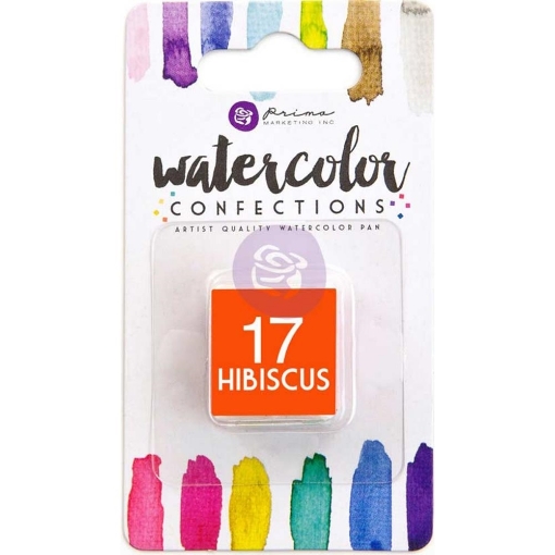 Picture of Prima Watercolor Confections Watercolor Pan Refill - Hibiscus