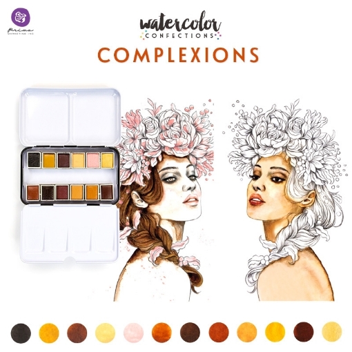 Picture of Art Philosophy Watercolor Confections - Complexions – Παλέτα Χρωμάτων Ακουαρέλας 12 Αποχρώσεων