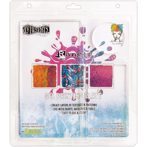 Picture of Ranger Gel Press Plate Assortment - Επιφάνειες Εκτυπώσεων Μονοτυπίας Gel, 3τεμ.