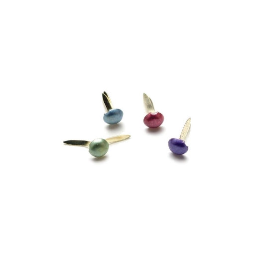 Picture of Creative Impressions Μίνι Μεταλλικά Διπλόκαρφα 3mm - Διάφορα Χρώματα, Περλέ