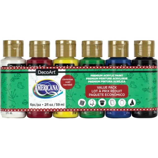 Picture of Σετ Ακρυλικά Χρώματα Americana Value Pack 6 Χρώματα - Christmas