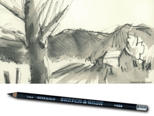 Picture of General's Sketch & Wash Pencils - Υδατοδιαλυτό Μολύβι 2τμχ