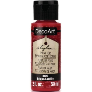 Picture of DecoArt Stylin Multi Purpose Ακρυλικό Χρώμα για Δέρμα 59ml - Brick
