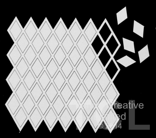 Picture of Tando Creative Chipboard - Grid Diamond