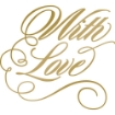 Picture of Couture Creations Every Day Sentiments Hotfoil Stamp - With Love