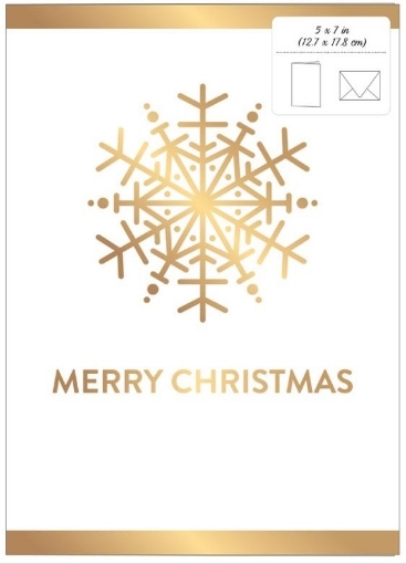 Picture of American Crafts Ευχετήρια Κάρτα - Snowflake