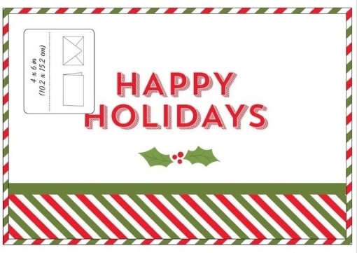 Picture of American Crafts Ευχετήρια Κάρτα - Happy Holidays
