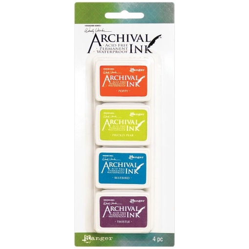 Picture of Ranger Wendy Vecchi Archival Mini Ink Pads – Αδιάβροχα Μελάνια Σφραγίδων Kit 6