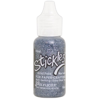 Picture of Ranger Stickles Glitter Gel Διαστατικό Gel - Steel