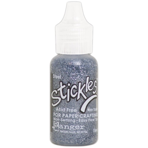 Picture of Ranger Stickles Glitter Gel Διαστατικό Gel - Steel