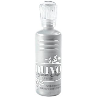 Picture of Nuvo Crystal Drops Grande Metallic Silver Lining  – Υγρό για 3D Πέρλες & Μεταλλικές Λεπτομέρειες Μεγάλη Συσκευασία 60ml