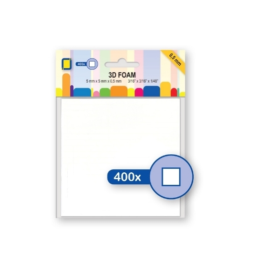 Picture of JEJE Double Sided Foam Squares 0.5mm - Διαστατικά Αυτοκόλλητα Διπλής Όψης