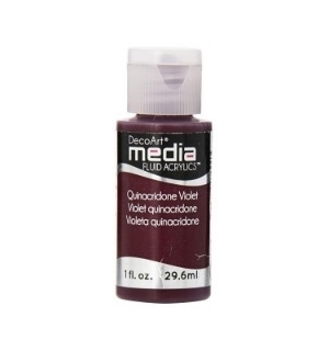 Picture of DecoArt Media Fluid Acrylics Ακρυλικό Χρώμα 29m - Quinacridone Violet