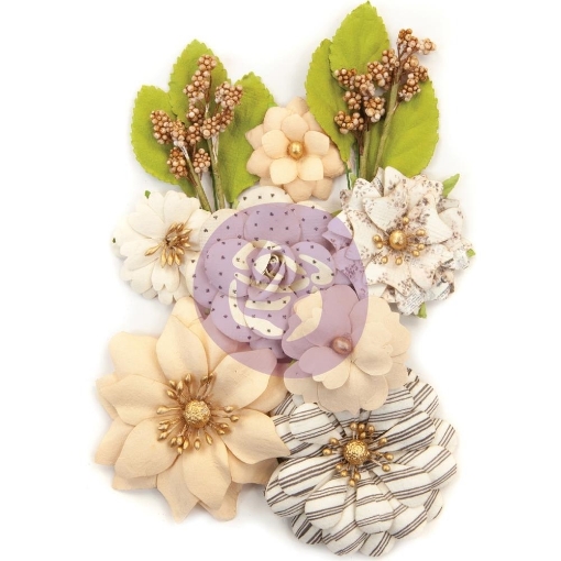 Picture of Prima Marketing Pretty Pale Paper Flowers - Light Landscape