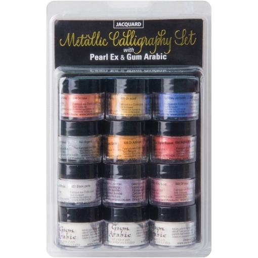 Picture of Jacquard PearlEx Metallic Calligraphy Set - Μεταλλικές Σκόνες Καλλιγραφίας