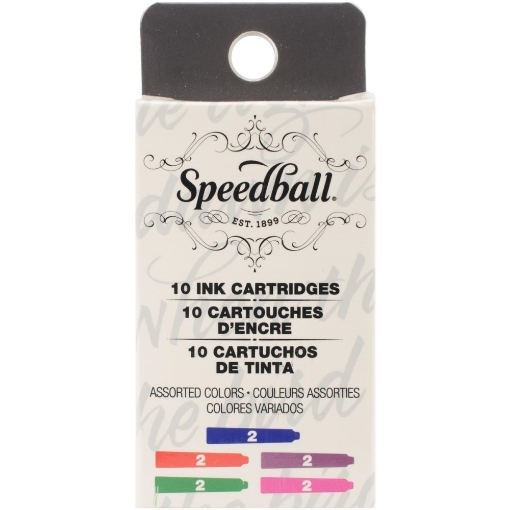 Picture of Speedball  Αμπούλες Μελάνης για Πένα - Σετ 5 Χρωμάτων (10τμχ)