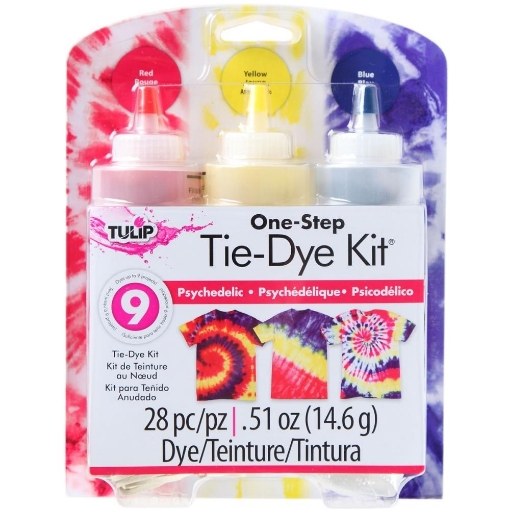 Picture of Tulip One-Step Tie Dye Kit- Σετ Βαφής για Ύφασμα - Psychedelic (28 Τεμ/ 9 Projects)