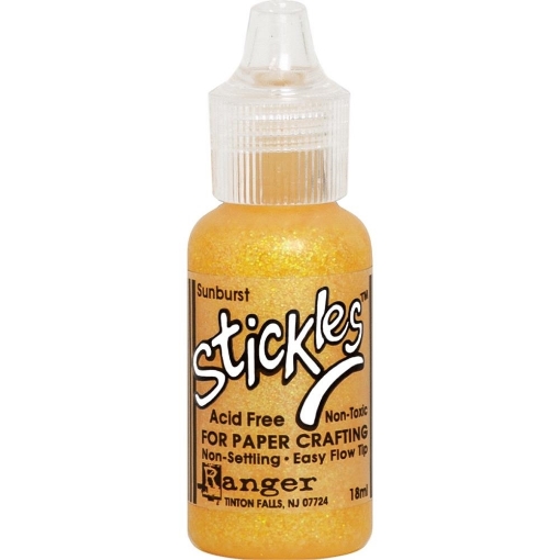 Picture of Ranger Stickles Glitter Gel | Διαστατικό Gel με Ζεστή Πορτοκαλοκίτρινη Λάμψη – Sunburst, 18ml