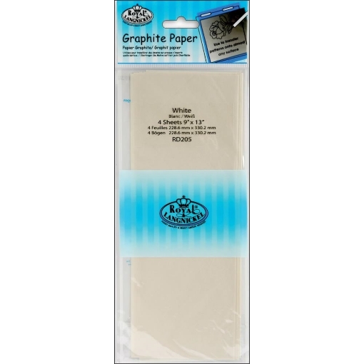 Picture of Royal & Langnickel White Graphite Paper | Λευκό Χαρτί Αντιγραφής Σχεδίου 33 x 22.8 cm, 4 τεμ.