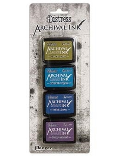 Picture of Tim Holtz Distress Archival Mini Ink Pads – Αδιάβροχα Μελάνια Σφραγίδων Kit 2