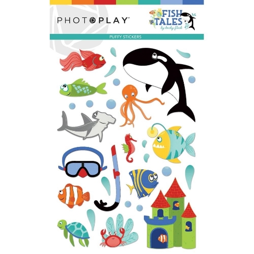 Picture of Fish Tales Puffy Stickers