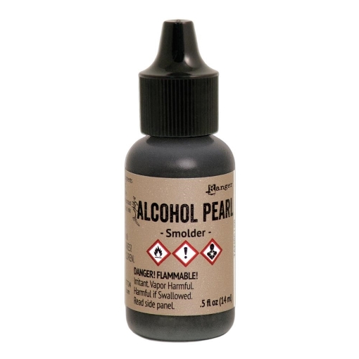 Picture of Tim Holtz Alcohol Pearls - Smolder